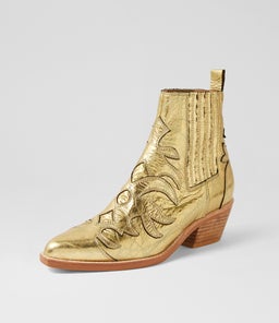 EEGER MI GOLD DISTRESSED LEATHER