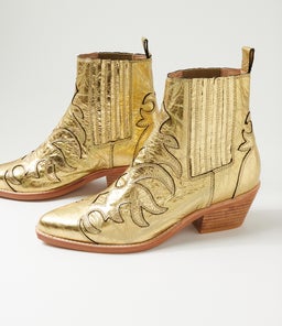EEGER MI GOLD DISTRESSED LEATHER
