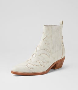 EEGER MI WHITE DISTRESSED LEATHER