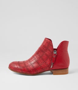 FAMUS MI DK RED LEATHER