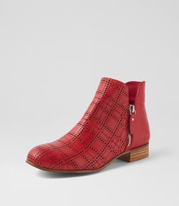 FAMUS MI DK RED LEATHER
