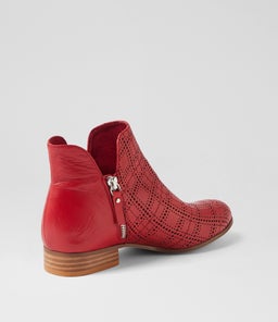 FAMUS MI DK RED LEATHER