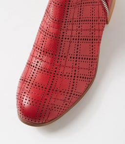 FAMUS MI DK RED LEATHER