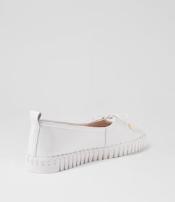 HALLOUMI MI WHITE WHITE SOLE PATENT LEATHER