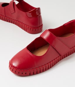 HARMONEES MI DK RED DK RED LEATHER PATENT