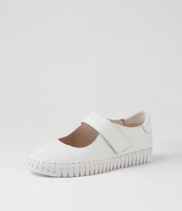 HARMONEES MI WHITE WHITE SOLE LEATHER