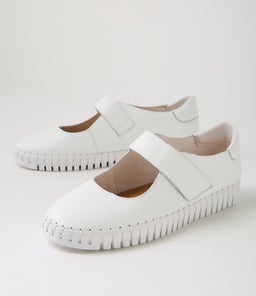 HARMONEES MI WHITE WHITE SOLE LEATHER