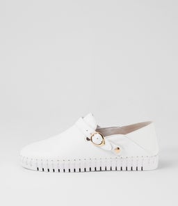 HALPHA MI WHITE WHITE SOLE LEATHER