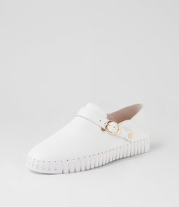 HALPHA MI WHITE WHITE SOLE LEATHER