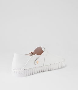 HALPHA MI WHITE WHITE SOLE LEATHER