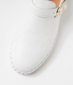 HALPHA MI WHITE WHITE SOLE LEATHER