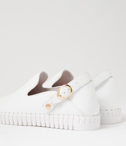 HALPHA MI WHITE WHITE SOLE LEATHER