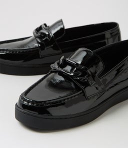 JUMPIN MI BLACK BLACK SOLE PATENT LEATHER