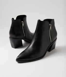 JOGEE MI BLACK BLACK HEEL LEATHER
