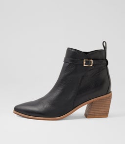 JOPET MI BLACK NATURAL HEEL LEATHER
