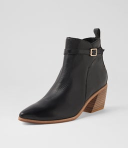 JOPET MI BLACK NATURAL HEEL LEATHER