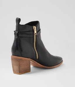 JOPET MI BLACK NATURAL HEEL LEATHER
