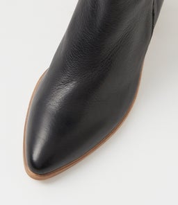 JOPET MI BLACK NATURAL HEEL LEATHER
