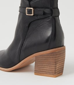 JOPET MI BLACK NATURAL HEEL LEATHER