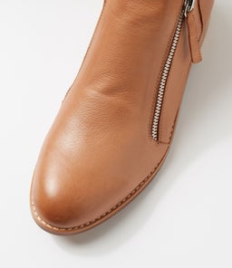 NYCER MI DK TAN LEATHER