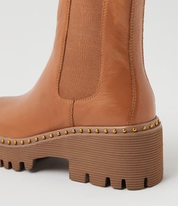 OVEREM MI DK TAN LEATHER