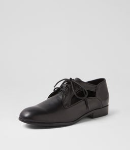QEEPIT MI BLACK BLACK HEEL LEATHER