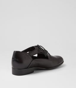 QEEPIT MI BLACK BLACK HEEL LEATHER