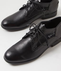 QEEPIT MI BLACK BLACK HEEL LEATHER