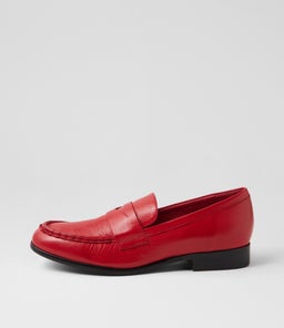 QUACKA MI DK RED LEATHER
