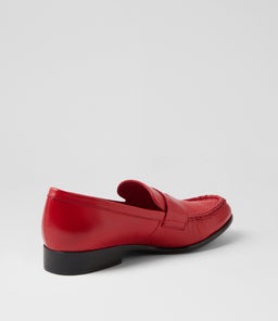 QUACKA MI DK RED LEATHER