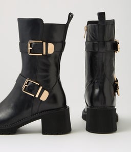 ZALON MI BLACK LEATHER