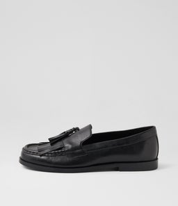 QASER MI BLACK BLACK HEEL LEATHER