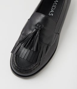 QASER MI BLACK BLACK HEEL LEATHER