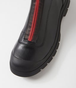SARABO MI BLACK BLACK SMOOTH LEATHER