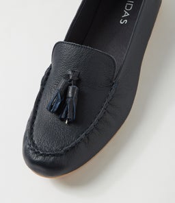 VYKING MI NAVY TUMBLE LEATHER