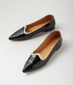 YUMIS MI BLACK MILK PATENT LEATHER