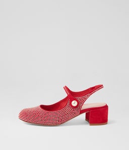 WALTZA MI RED SUEDE