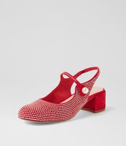 WALTZA MI RED SUEDE