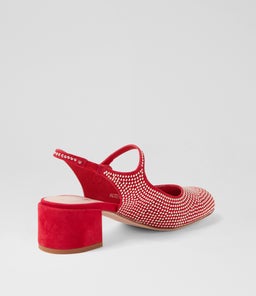 WALTZA MI RED SUEDE