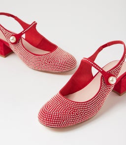 WALTZA MI RED SUEDE