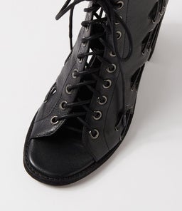 JAYMAN BLACK LEATHER