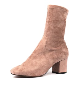CAREFUL BLUSH STRETCH MICROSUEDE