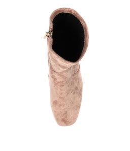 CAREFUL BLUSH STRETCH MICROSUEDE