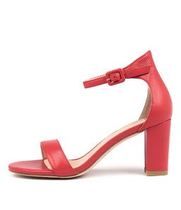 GESSIE RED LIZARD LEATHER