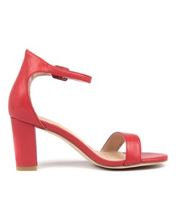 GESSIE RED LIZARD LEATHER