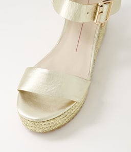 NOLESS PALE GOLD GOLD LEATHER ROPE