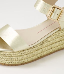 NOLESS PALE GOLD GOLD LEATHER ROPE