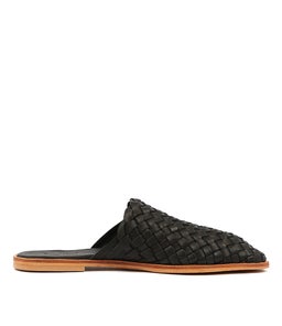 LUELLA MO BLACK WASHED LEATHER