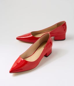 THEGO MO RED PATENT LEATHER