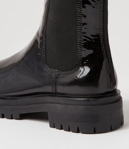 APEACE MO BLACK PATENT LEATHER